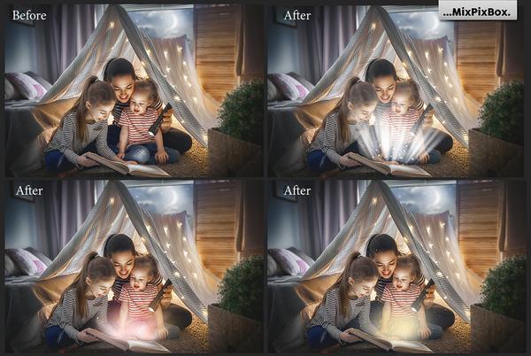 500+ Magical Photo Overlays & Backdrops, Water Splash, Smoke Bomb, Confetti, Magic Wands + more!